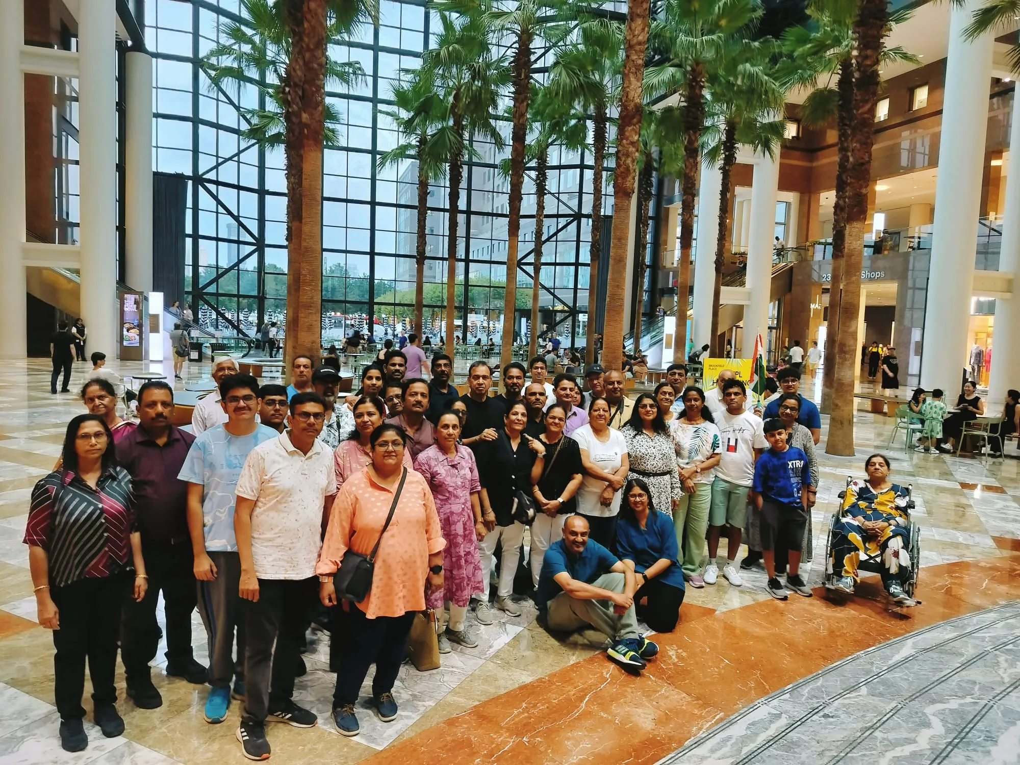 A TourAmericas group on tour in the USA