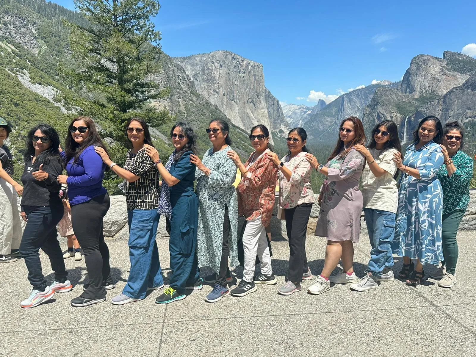 TourAmericas guests at Yosemite National Park